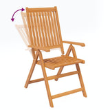 vidaXL 5-delige Tuinset massief acaciahout 150-200 cm