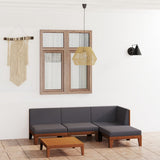 vidaXL 7-Piece Lounge Set with Cushions Solid Acacia Wood