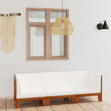 vidaXL 7-Piece Lounge Set with Cushions Solid Acacia Wood