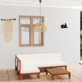 vidaXL 7-Piece Lounge Set with Cushions Solid Acacia Wood