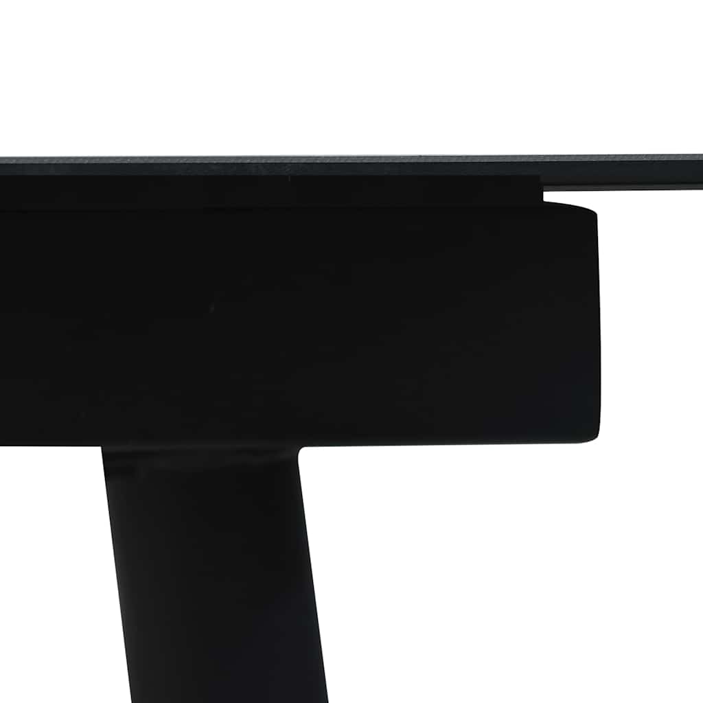 vidaXL 7-delige Tuinset katoenen touw en staal zwart
