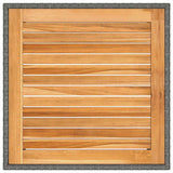 vidaXL 3-delige Tuinset poly rattan en gehard glas zwart