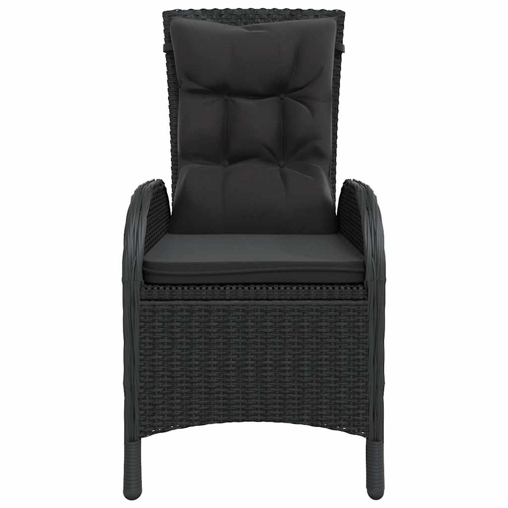 vidaXL 11-Piece Garden Dining Set Poly Rattan Grey