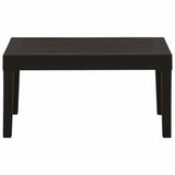 vidaXL 4-delige Loungeset met kussens kunststof wit