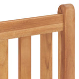 vidaXL 5-piece Garden Dining Set 160x80 cm Solid Teak Wood