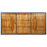 vidaXL 7-delige Tuinset met kussens poly rattan donkergrijs