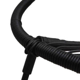 vidaXL 3-delige Tuinset PVC-rattan zwart