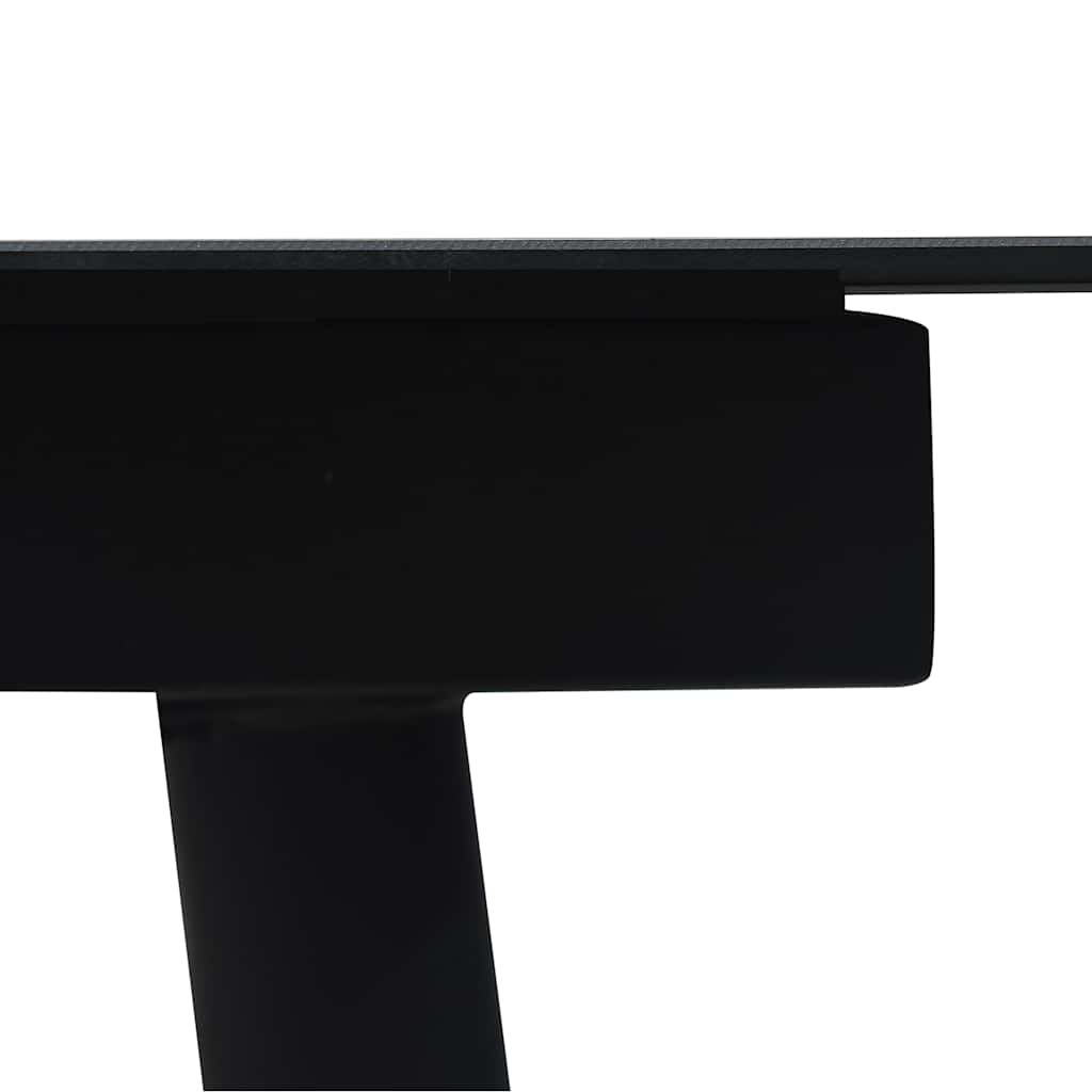 vidaXL 7-delige Tuinset PVC-rattan zwart