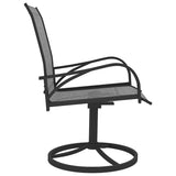vidaXL 3-Piece Garden Dining Set Textilene and Steel