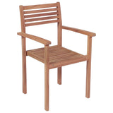 vidaXL Tuinstoelen 2 st met antracietkleurige kussens massief teakhout