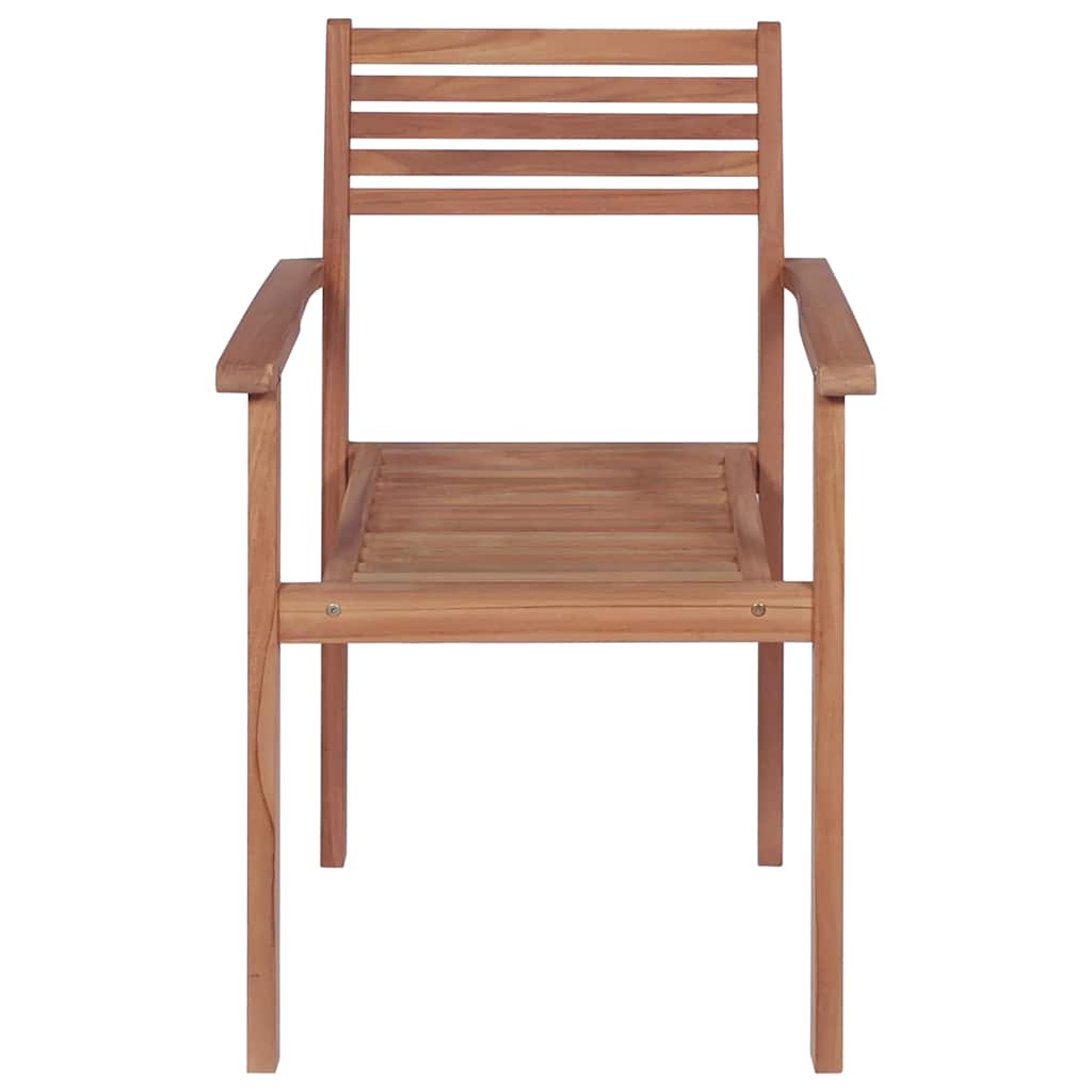 vidaXL Tuinstoelen 2 st met antracietkleurige kussens massief teakhout