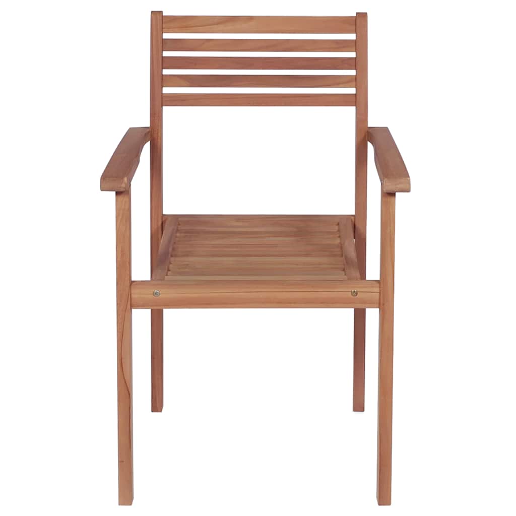 vidaXL Tuinstoelen 2 st met antracietkleurige kussens massief teakhout