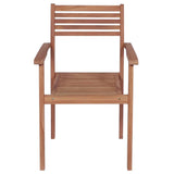 vidaXL Tuinstoelen 2 st met antracietkleurige kussens massief teakhout