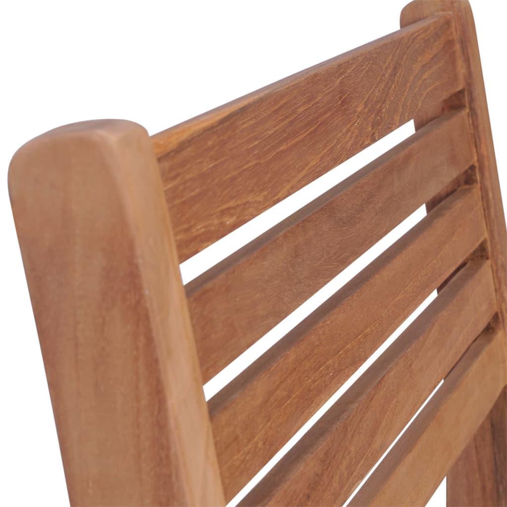 vidaXL Tuinstoelen 2 st met antracietkleurige kussens massief teakhout