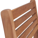vidaXL Tuinstoelen 2 st met antracietkleurige kussens massief teakhout