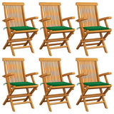 vidaXL Tuinstoelen 2 st avec antracietkleurige kussens massief teakhout