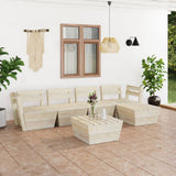 vidaXL 2-Seater Garden Bench Pallet Impregnated Pinewood