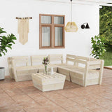 vidaXL 2-Seater Garden Bench Pallet Impregnated Pinewood