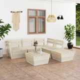vidaXL 2-Seater Garden Bench Pallet Impregnated Pinewood
