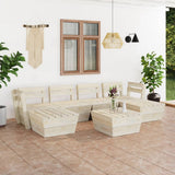 vidaXL 2-Seater Garden Bench Pallet Impregnated Pinewood