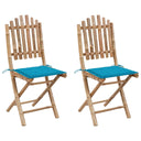 vidaXL Jardinière 2 pièces avec tapis en bambou