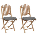 vidaXL Jardinière 2 pièces avec tapis en bambou