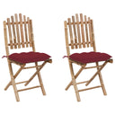 vidaXL Jardinière 2 pièces avec tapis en bambou