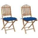 vidaXL Jardinière 2 pièces avec tapis en bambou