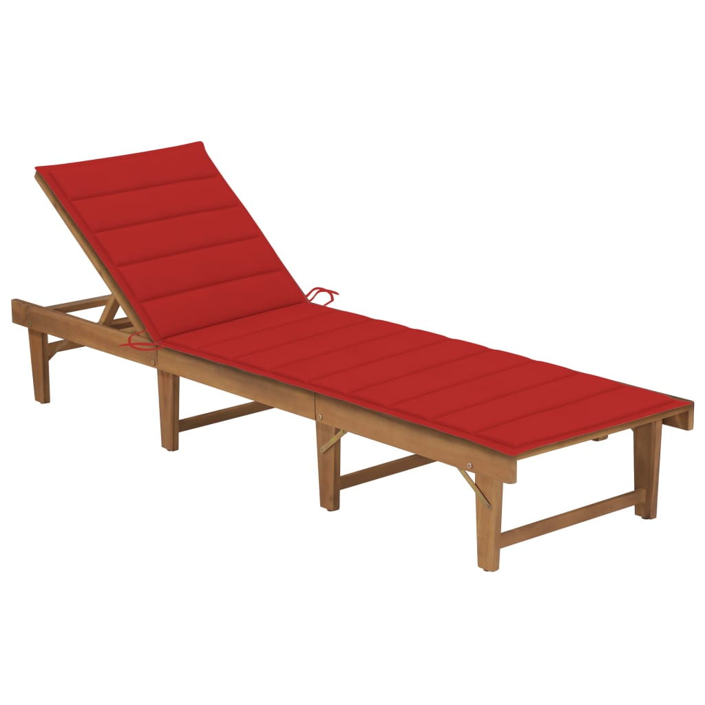 vidaXL Tapis d'encre léger avec coussins en acacia massif
