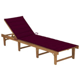 vidaXL Tapis d'encre léger avec coussins en acacia massif