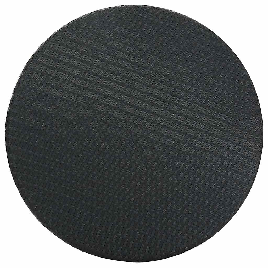 vidaXL 3-delige Tuinbarset poly rattan bruin