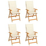vidaXL Tuinstoelen 2 st met antracietkleurige kussens massief teakhout