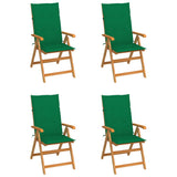 vidaXL Tuinstoelen 2 st met antracietkleurige kussens massief teakhout