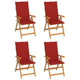 vidaXL Tuinstoelen 2 st met antracietkleurige kussens massief teakhout