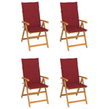vidaXL Tuinstoelen 2 st met antracietkleurige kussens massief teakhout