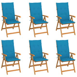 vidaXL Tuinstoelen 2 st met antracietkleurige kussens massief teakhout
