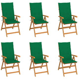 vidaXL Tuinstoelen 2 st met antracietkleurige kussens massief teakhout