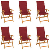vidaXL Tuinstoelen 2 st met antracietkleurige kussens massief teakhout