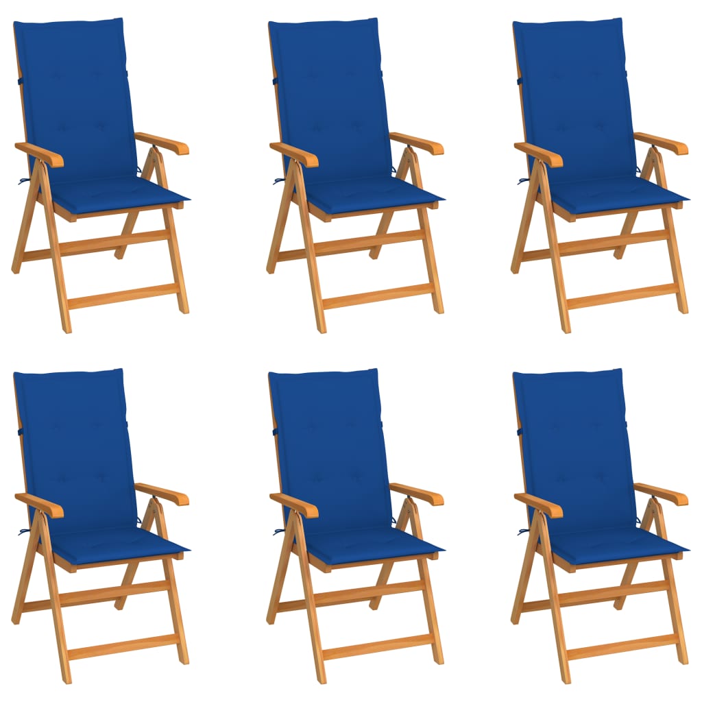 vidaXL Tuinstoelen 2 st met antracietkleurige kussens massief teakhout