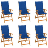vidaXL Tuinstoelen 2 st met antracietkleurige kussens massief teakhout