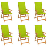 vidaXL Tuinstoelen 2 st met antracietkleurige kussens massief teakhout