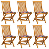 vidaXL Tuinstoelen 2 st met antracietkleurige kussens massief teakhout