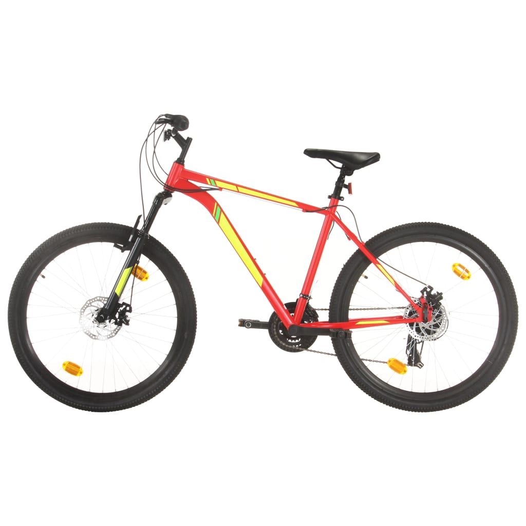 vidaXL Mountainbike 21 versnellingen 27,5 inch wielen 38 cm frame rood