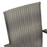 vidaXL 3-Piece Garden Lounge Set Brown