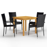 vidaXL 3-Piece Garden Lounge Set Brown
