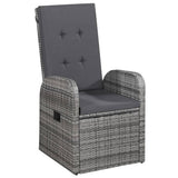 vidaXL 3-Piece Garden Lounge Set Grey