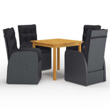 vidaXL 3-Piece Garden Lounge Set Grey