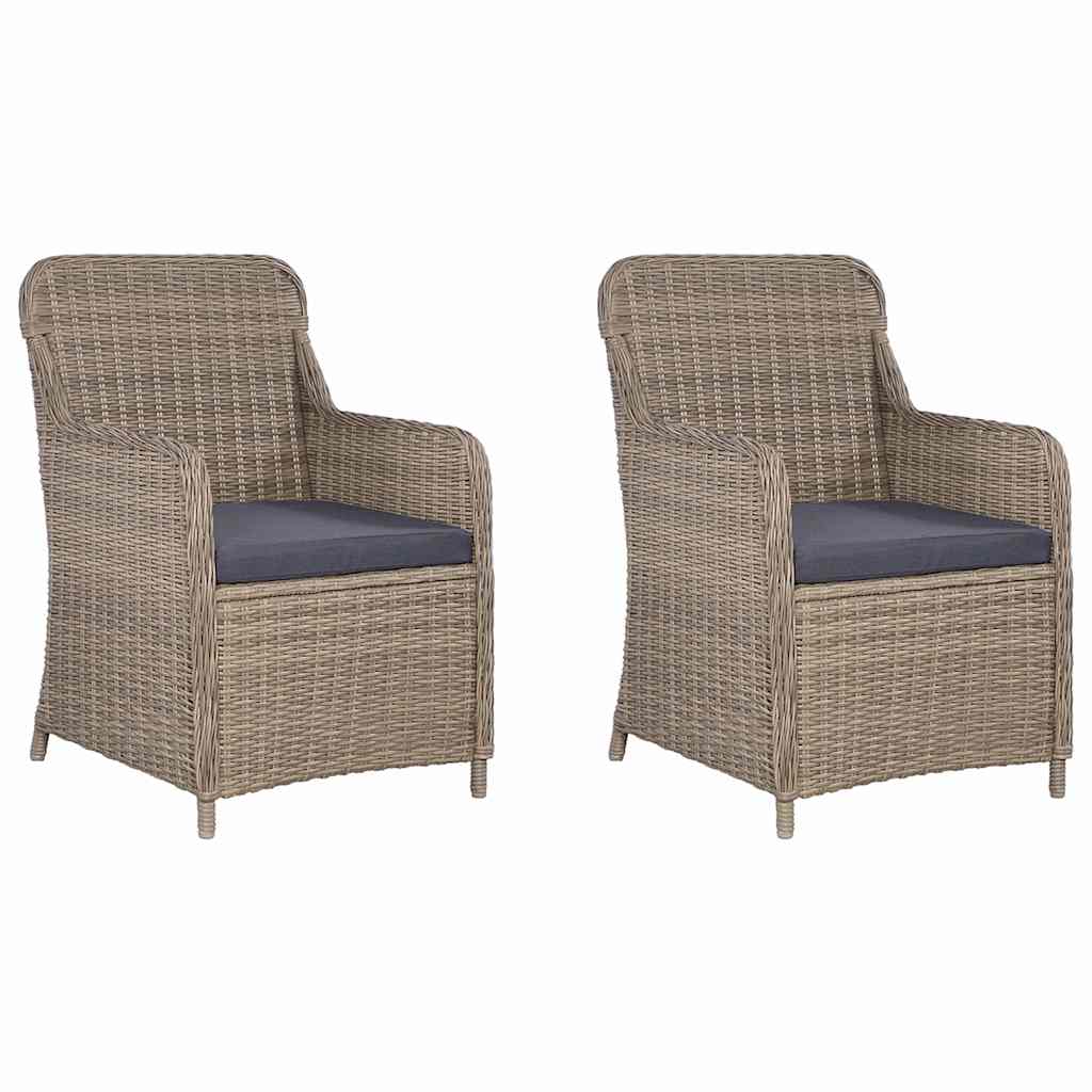 vidaXL 3-Piece Garden Dining Set Black