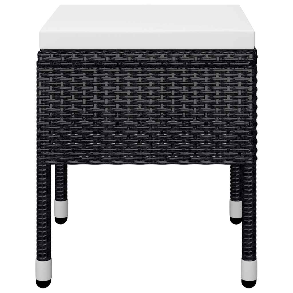 vidaXL 7-delige Tuinset zwart