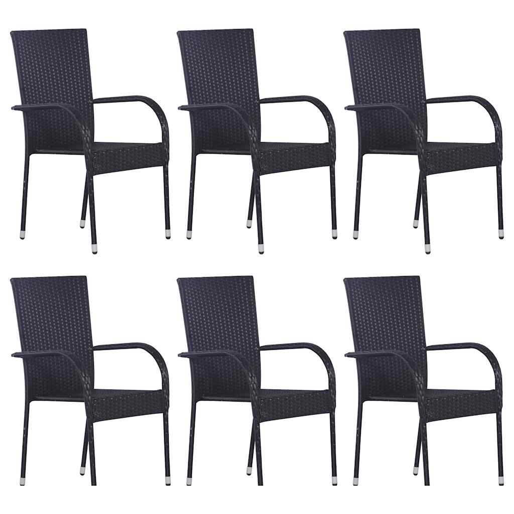 vidaXL 7-Piece Garden Dining Set Brown